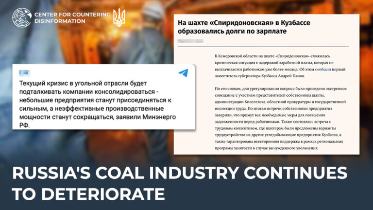 russia’s coal industry continues to deteriorate