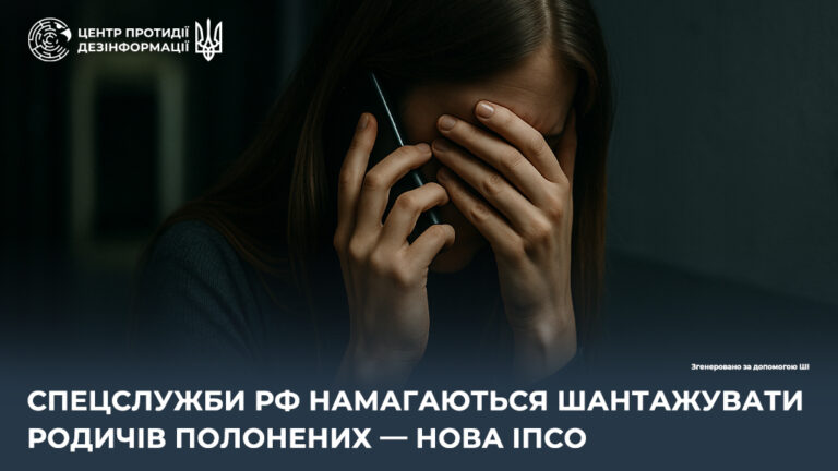 Спецслужби рф намагаються шантажувати родичів полонених — нова ІПсО