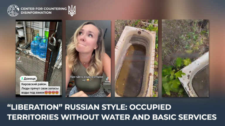 “Liberation” Russian style: occupied territories without water and basic services