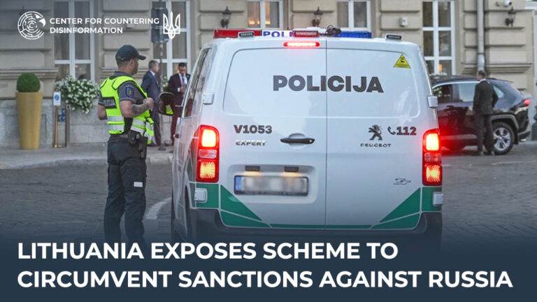 Lithuania exposes scheme to circumvent sanctions against russia