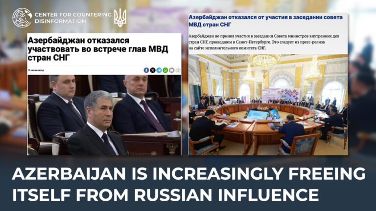 Azerbaijan is increasingly freeing itself from Russian influence