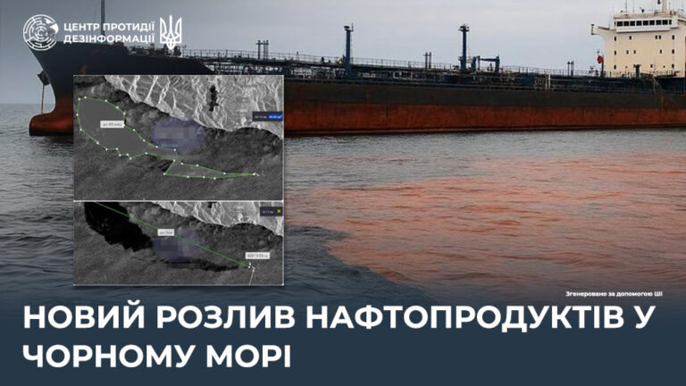 Новий розлив нафтопродуктів у Чорному морі