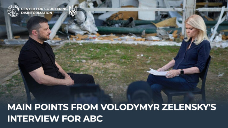 Main points from Volodymyr Zelensky’s interview for ABC