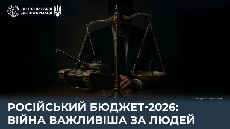 російський бюджет-2026: війна важливіша за людей