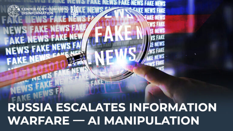 russia escalates information warfare — AI manipulation