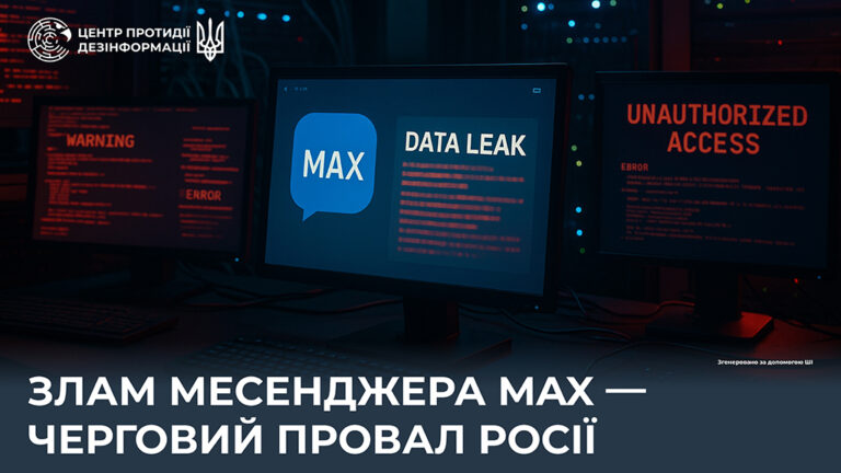 Злам месенджера MAX — черговий провал росії