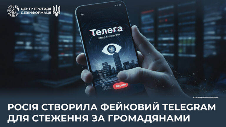 росія створила фейковий Telegram для стеження за громадянами