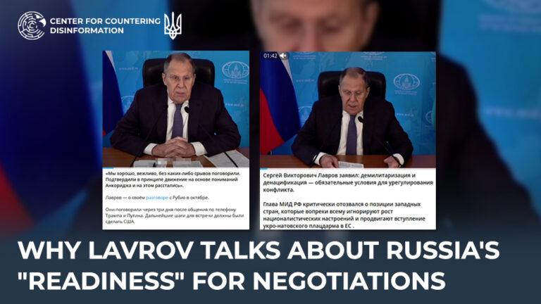 Why Lavrov talks about Russia’s “readiness” for negotiations