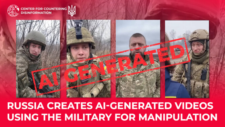russia creates AI-generated videos using the military for manipulation