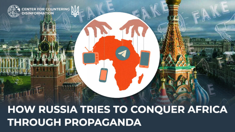 How russia tries to conquer Africa through propaganda