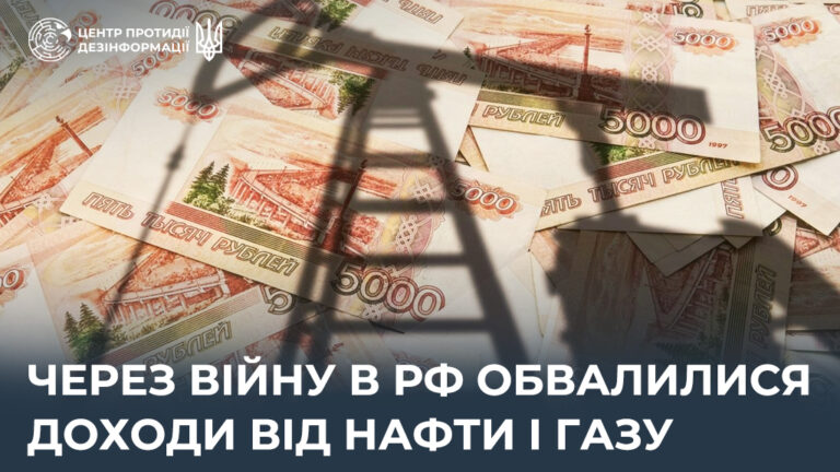 Через війну в рф обвалилися доходи від нафти і газу