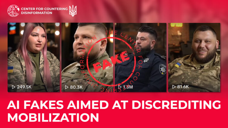 AI Fakes Aimed at Discrediting Mobilization