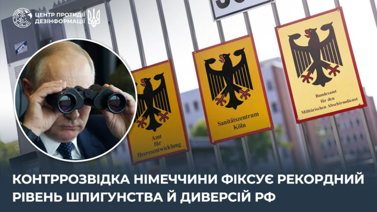 Контррозвідка Німеччини фіксує рекордний рівень шпигунства й диверсій рф