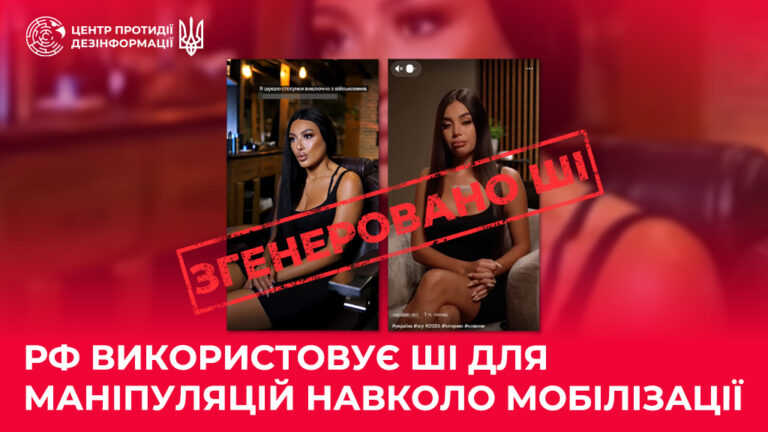 рф використовує ШІ для маніпуляцій навколо мобілізації
