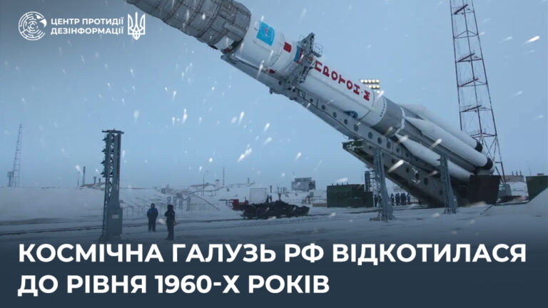 Космічна галузь рф відкотилася до рівня 1960-х років