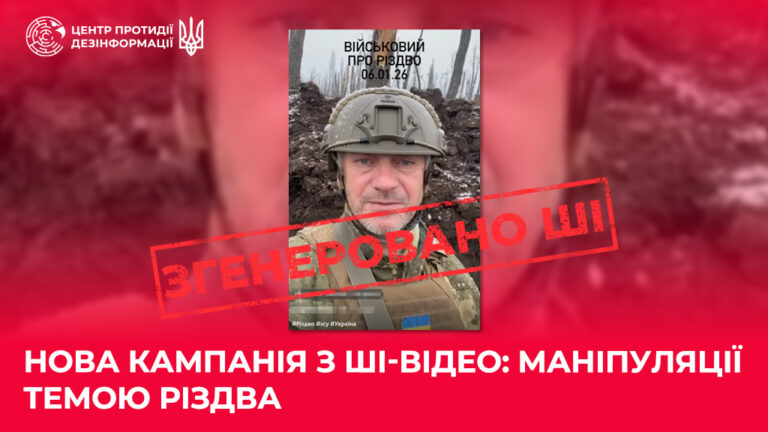 Нова кампанія з ШІ-відео: маніпуляції темою Різдва
