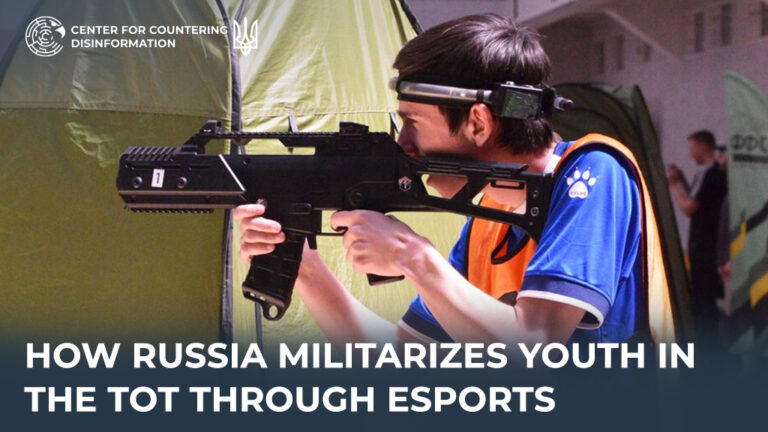 How russia militarizes youth in the TOT through esports