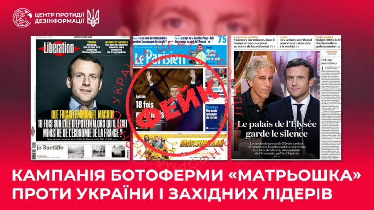 Кампанія ботоферми «Матрьошка» проти України і західних лідерів