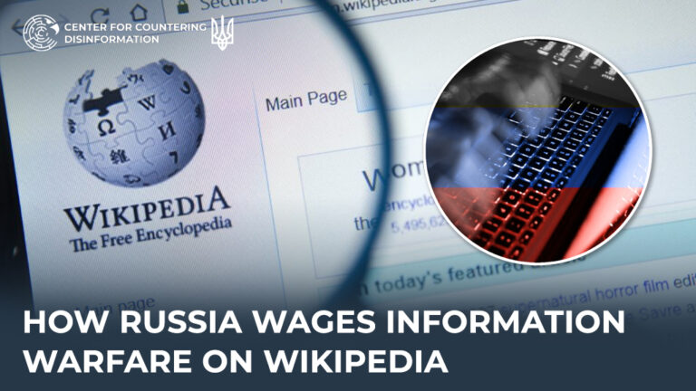 How russia wages information warfare on Wikipedia