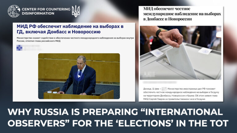 Why russia is preparing “international observers” for the ‘elections’ in the TOT