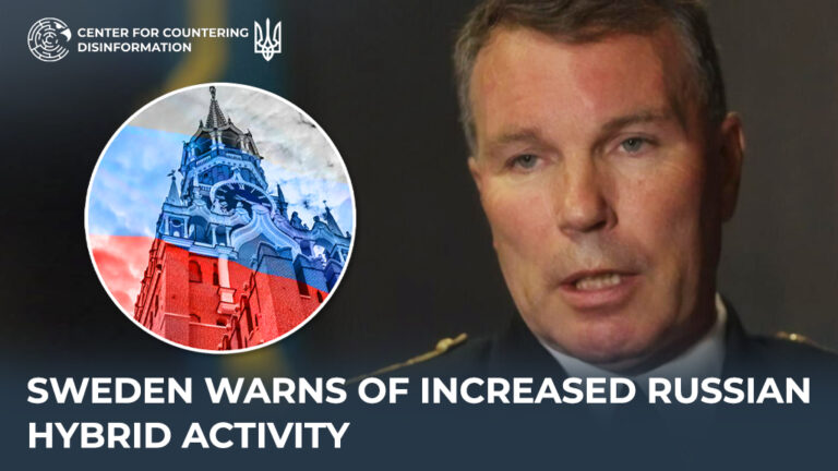 Sweden warns of increased russian hybrid activity