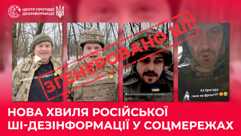 Нова хвиля російської ШІ-дезінформації у соцмережах