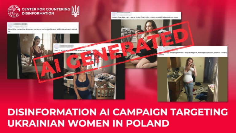 Disinformation AI campaign targeting Ukrainian women in Poland