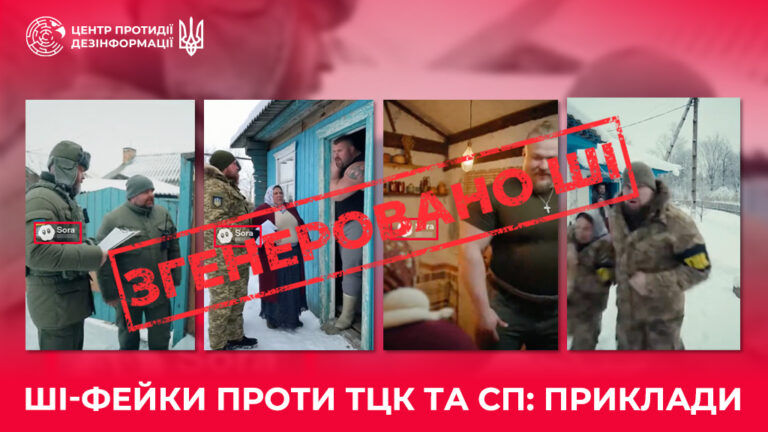ШІ-фейки проти ТЦК та СП: приклади
