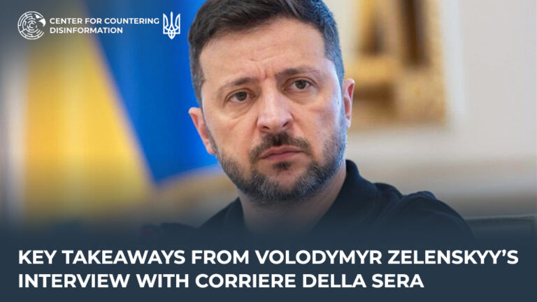 Key takeaways from Volodymyr Zelenskyy’s interview with Corriere della Sera