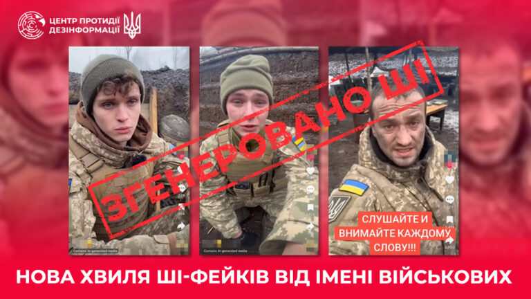 Нова хвиля ШІ-фейків від імені військових