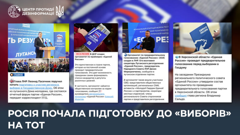 росія почала підготовку до «виборів» на ТОТ
