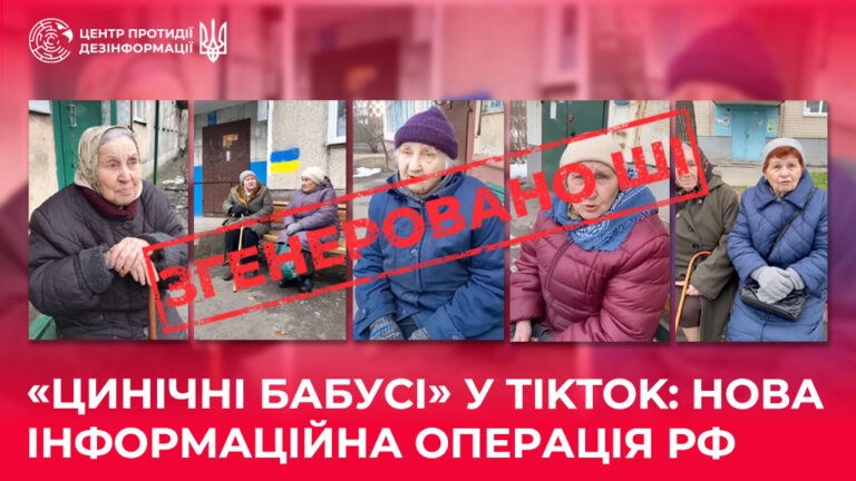 «Цинічні бабусі» у TikTok: нова інформаційна операція рф