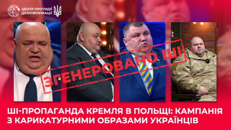 ШІ-пропаганда кремля в Польщі: кампанія з карикатурними образами українців