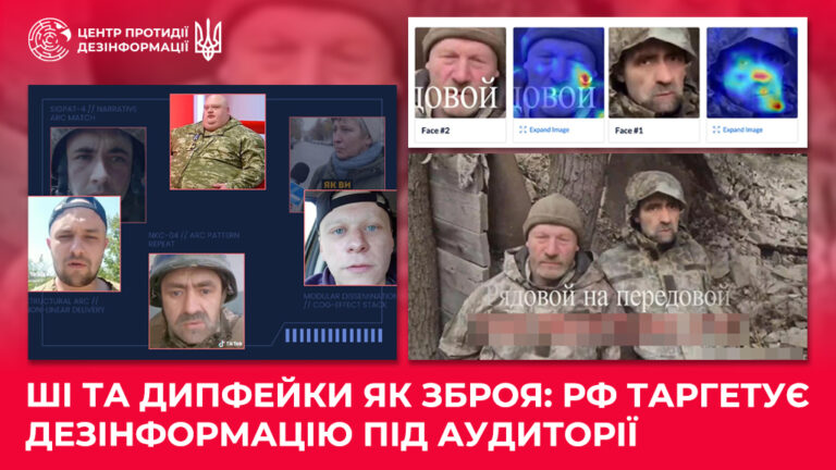 ШІ та дипфейки як зброя: рф таргетує дезінформацію під аудиторії