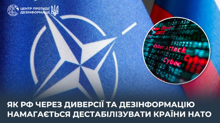 Як рф через диверсії та дезінформацію намагається дестабілізувати країни НАТО