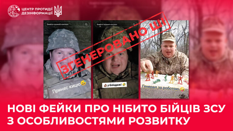 Нові фейки про нібито бійців ЗСУ з особливостями розвитку