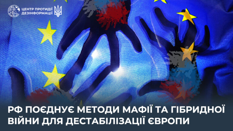 рф поєднує методи мафії та гібридної війни для дестабілізації Європи