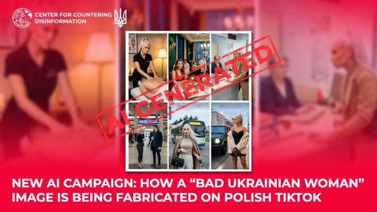 New AI campaign: how a “bad Ukrainian woman” image is being fabricated on Polish TikTok