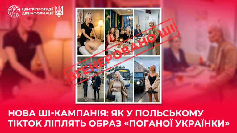 Нова ШІ-кампанія: як у польському TikTok ліплять образ «поганої українки»
