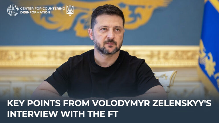 Key points from Volodymyr Zelenskyy’s interview with the FT