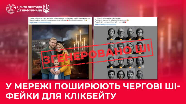 У мережі поширюють чергові ШІ-фейки для клікбейту
