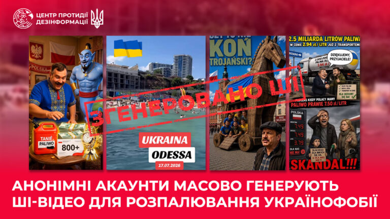 Анонімні акаунти масово генерують ШІ-відео для розпалювання українофобії