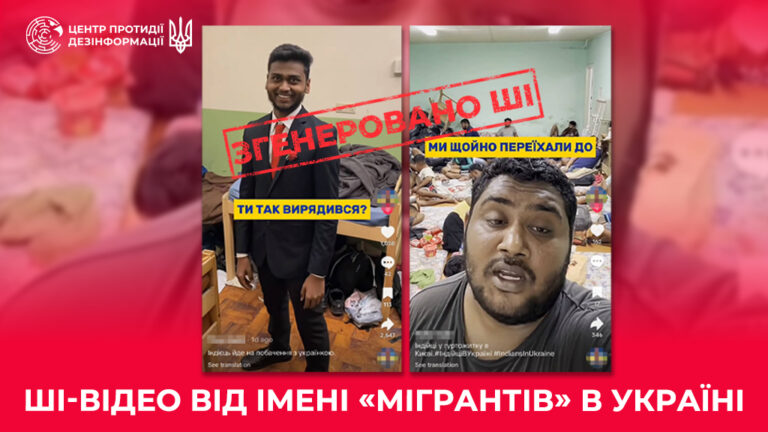 ШІ-відео від імені «мігрантів» в Україні