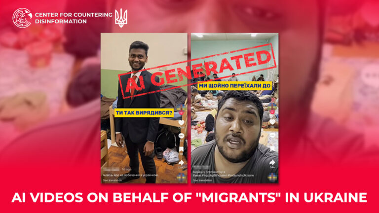 AI videos on behalf of “migrants” in Ukraine