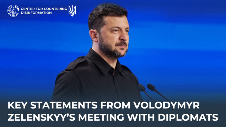 Key statements from Volodymyr Zelenskyy’s meeting with diplomats