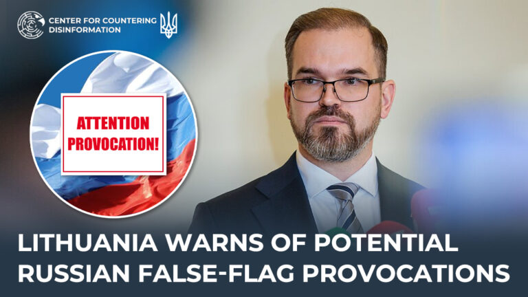 Lithuania warns of potential russian false-flag provocations