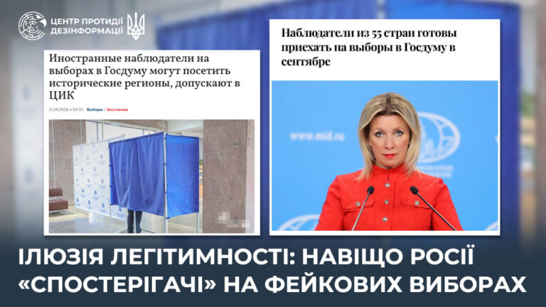 Ілюзія легітимності: навіщо росії «спостерігачі» на фейкових виборах