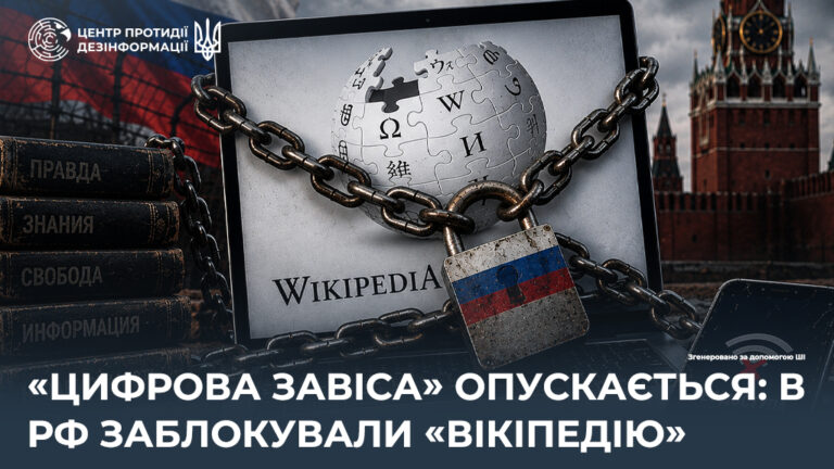 «Цифрова завіса» опускається: в рф заблокували «Вікіпедію»