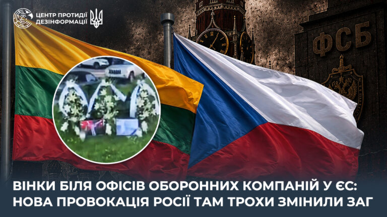 Вінки біля офісів оборонних компаній у ЄС: нова провокація росії там трохи змінили заг