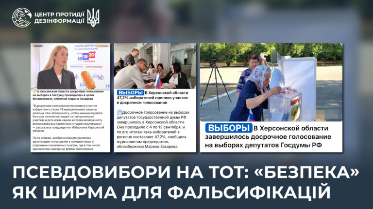 Псевдовибори на ТОТ: «безпека» як ширма для фальсифікацій